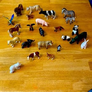 Plastic realistic animals